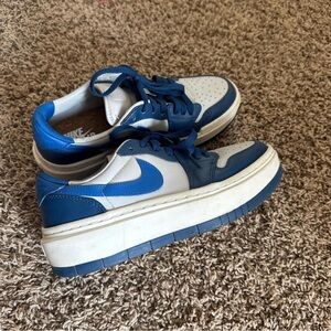 Nike Dual-Tone Blue and White Shoes